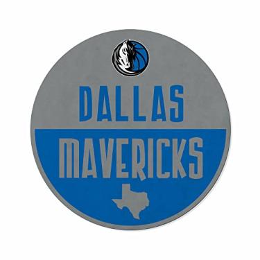 Imagem de Rico Industries Flâmula de corte de forma clássica NBA Dallas Mavericks - Decoração de casa e sala de estar - Feltro macio EZ para pendurar