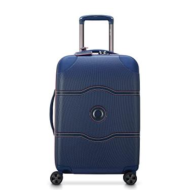 Imagem de DELSEY Paris Mochila Chatelet Hardside 2.0 com rodas giratórias, azul marinho, 50 cm, sem freio