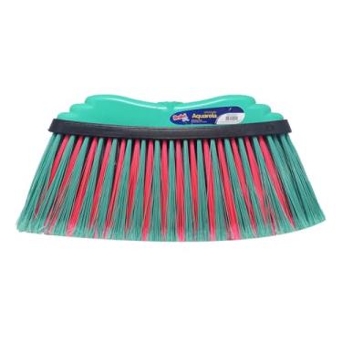Imagem de Vassoura Cerdas Duraveis Aquarela Areas Interna Externa Unidade Sem Cabo