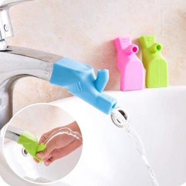 Imagem de Extensor de torneira de silicone - bazar do saara