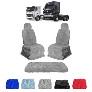 Imagem de Capa Banco Sinotruck + Cama - Cinza - TWT