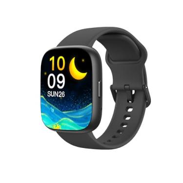 Imagem de SmartWatch, relogio smartwatch com Ecrã tátil e Alexa, à prova d'água IP68, relogio smartwatch feminino e masculino, com modo esportivo e recebimento de notificações (preto)