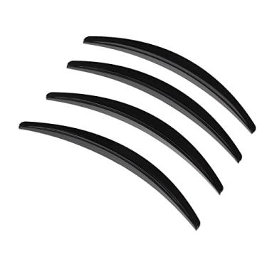 Imagem de Modelo 3 20172022 de Rodas Flares, Kit de Tira de Sobrancelha para Modelo 3 20172022, Feito de Material ABS, Fácil Instalação Com Adesivo, Protege As (verniz preto)