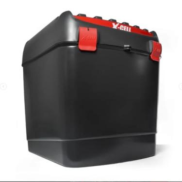 Imagem de Bauleto Moto 100 litros Grande Reforçado Bau Super Resistente Bagageiro Transporte Carga Pesada Entrega Delivery Viagem XCell Preto