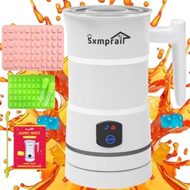 Imagem de Máquina de fazer gomas, fazer doces com infusão de óleo, goma comestível DIY, geleia e pudim, kit de fabricação de gomas, inclui 1 molde de urso, 1 molde de frutas, 2 conta-gotas e 1 bastão de mistura