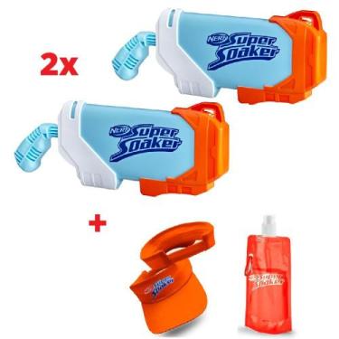 Imagem de Kit 2 Lançadores De Água Super Soaker Torrent + Squeeze + Viseira