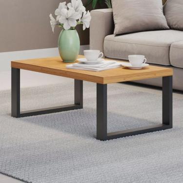 Imagem de Mesa de Centro 67x44cm Industrial Pradel Móveis