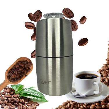 Imagem de Moedor De Café Elétrico Aço Inox Triturador Grãos 200w 110v