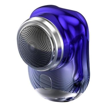 Imagem de Mini Barbeador Elétrico Portátil Prova D'áGua TIPO-C Aparador  Portáti