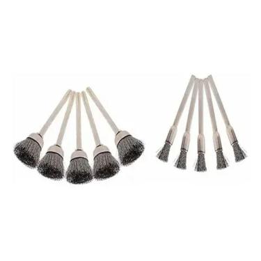 Imagem de Kit 10 Escovas Com Fios De Aço Para Mini Retifica Dremel