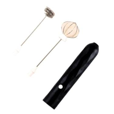 Imagem de Batedor Misturador Mixer Elétrico para Bebidas Leite Café Clara de Ovos 2 EM 1 Facilida Vida