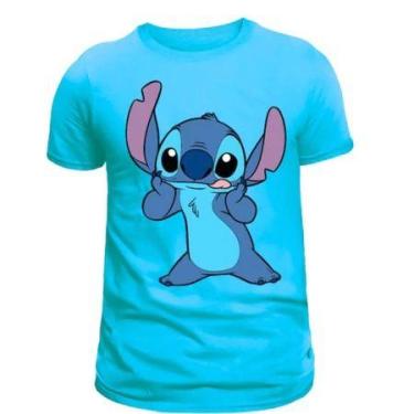 Imagem de Camisetas Masculina Feminina Personalizadas Personagens Lilo e Stitch 
