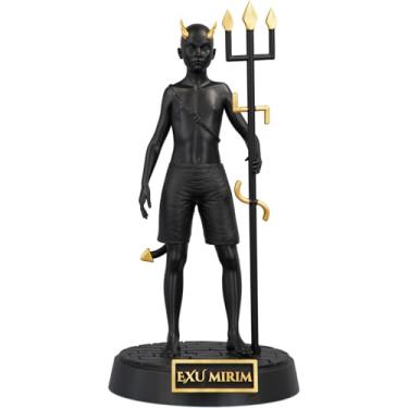 Imagem de Estátua Exu Mirim Imagem Umbanda Candomblé - Exumirim - Versão 2 (Cor Aurum Noctis)