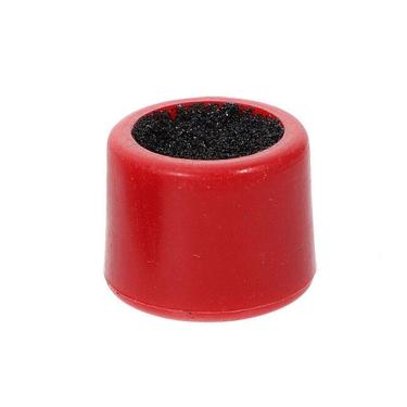 Imagem de Lixador Redondo Para Sola De Taco De Sinuca Bilhar Vermelho