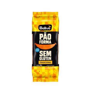 Imagem de Pão de Forma Sem Glúten Sem Lactose Sem Leite Tradicional Belive  400g