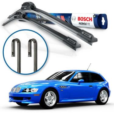 Imagem de Par Palheta Limpador Parabrisa Bosch BMW Z3 Coupé 1995 1996 1997 a 200