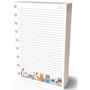 Imagem de Refil Caderno de Disco 90g Medio 9 Furos Gatinhos 100 Folhas - Best