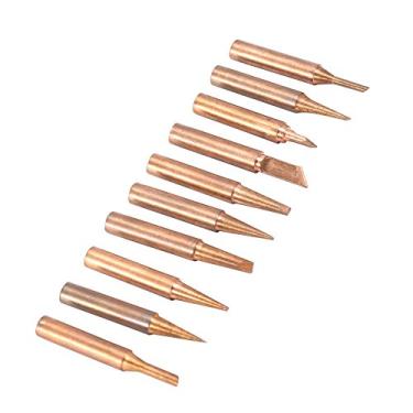 Imagem de Dicas de Ferro de Solda de Cobre de Líder 900m-T 10pcs para 936 937 938 969 8586 Estações