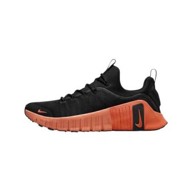 Imagem de Nike Free Metcon 6 Tênis de treino masculino, Preto/Hyper Orange/Hyper Crimson, 45