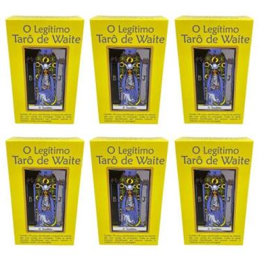 Imagem de Kit Atacado com 6 Baralhos O Legítimo Tarot Waite 78 Cartas - META ATA