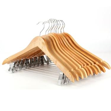 Imagem de Cabide Madeira com Presilha Variações (20, Marfim)