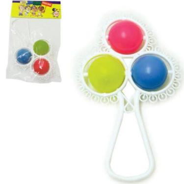 Imagem de Chocalho Infantil Rendado Tradicional - 12353-C
