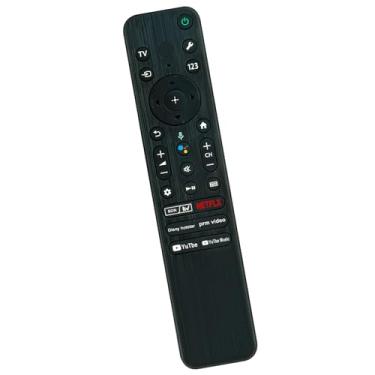 Imagem de Substituição RMF-TX810P Voice Assitant Remote Suit para Sony BRAVIA XR OLED 4K Ultra HD HDR Smart TV Google TV X80L X85L X90L X91BL A80L A80L A83L A84L Series XR-55A80L KD-55X80L KD-50X80L XR-65A80L