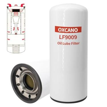 Imagem de OXCANO Filtro de lubrificante de óleo LF9009 compatível com motores a diesel ISC 8.3L ISL/QSL 9.0L ISM N14 M11 NTA 855 substitui 3401544 FTECXLF7000 LF3000