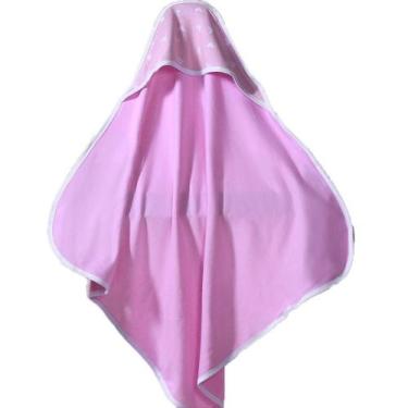 Imagem de Toalha Capuz Bebê 70x70 Toque Aveludado Super Macia - BENE CASA