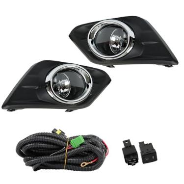 Imagem de Thomletha Substituição do conjunto da lâmpada dos faróis de neblina dianteiros esquerdo e direito para Nissan Rogue 2014 2015 2016 26150-8993B NI2590103