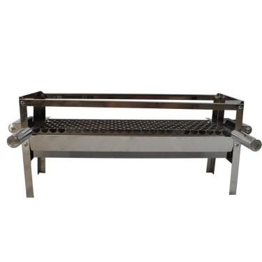 Imagem de Churrasqueira Espetinhos Portátil Com Grelha Inox Issi Grill