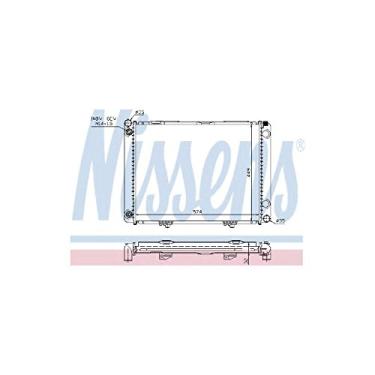 Imagem de Nissens Radiador 62734A, refrigerador do motor