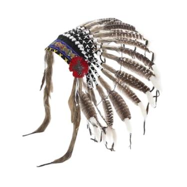 Imagem de YIJU Cocar indiano novidade para cosplay festa temática dramatização fantasia