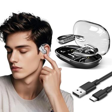 Imagem de Fone de Ouvido Bluetooth 5.3 TWS Fone de ouvido Bluetooth sem fio Com Microfone, Até 55 horas de bateria, Preto(MS-458)