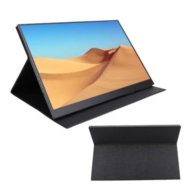 Imagem de EBTOOLS Monitor Portátil, Monitor de Jogos de Gamagem de 4k 120Hz de 16in SRGB, HDMI USB C Display Externo Com 2 Alto -falantes, Caixa de Proteção, Extender de Tela para Laptop, Mac,