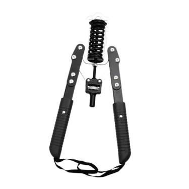 Imagem de Vaveren Máquina de ginástica para braços, barra de força para braços, equipamento de treinamento antiderrapante para fortalecimento do antebraço para, Preto