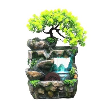 Imagem de Ｂｅｓｇａ Fonte de água Decorativa com Luz 110V para Mesa com Mini Cachoeira