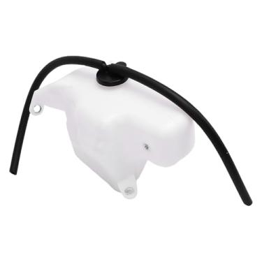 Imagem de Akozon Tanque de Reservatório de Líquido de Arrefecimento do Motor Com Mangueira de Tampa 1647022091, Substituição de Garrafa de Expansão de Expansão do Líquido de Radiador para