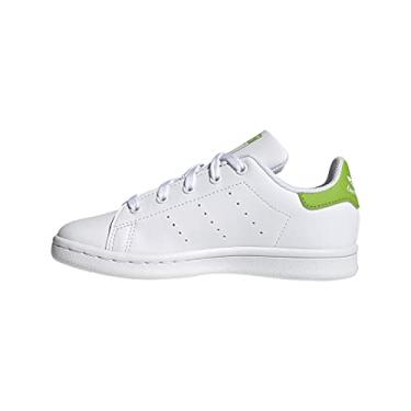 Imagem de adidas Originals Tênis infantil Stan Smith (End Plastic Waste), Branco/Pantone/Branco, 7.5 Toddler