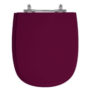 Imagem de Assento Laqueado Sabatini Bordo Tampa Vaso Icasa Em Mdf