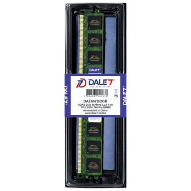 Imagem de Memória Dale7, 2GB, 667Mhz, DDR2, Desktop, 1.8v