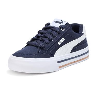 Imagem de PUMA Tênis unissex infantil clássico Vulc, Novo azul marinho Ah25, 20