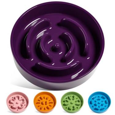 Imagem de Taça para cães Slow Feeder LE TAUCI Ceramic Purple Small Breed