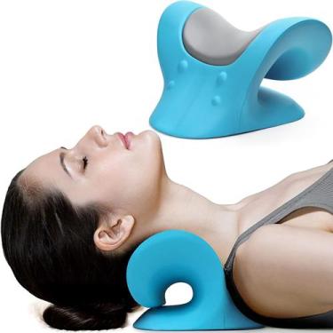 Imagem de Dispositivo de tração cervical do pescoço RESTCLOUD, confortável, maca