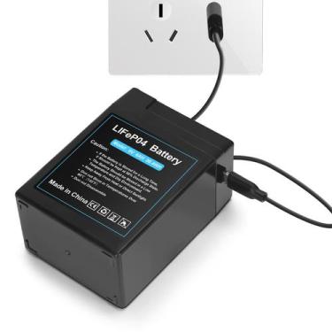 Imagem de Bateria TOPUSSE recarregável atualizada 6V 6Ah LiFePO4 com USB