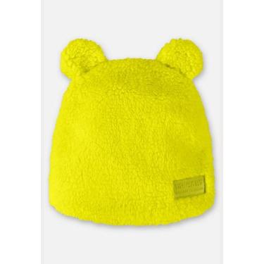Imagem de Touca Unissex para Bebê Up Baby, Amarelo, 12-36M