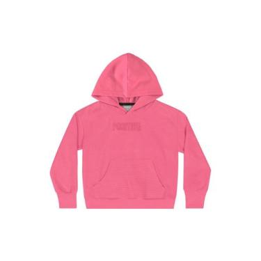 Imagem de Casaco com Capuz Infantil Unissex Quimby, Rosa pink, 6