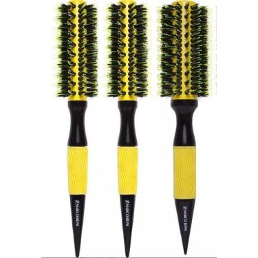 Imagem de Combo 3 escovas termicas ceramica profissional G /m / M marco boni