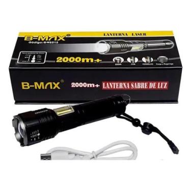 Imagem de Lanterna Laser Tatica Militar Original Bmax 8515 Facho de Luz Longo Re