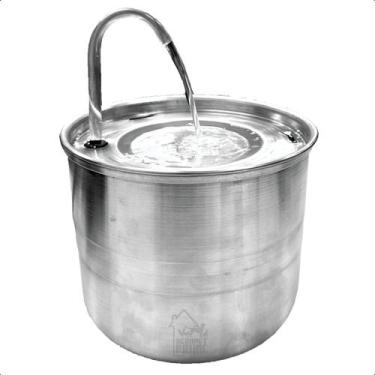 Imagem de Bebedouro Fonte 2 litros Água Automática Elétrica Bivolt para Gato Cac